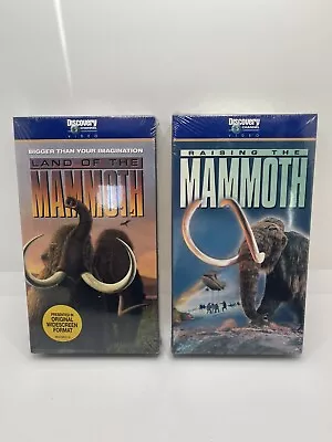 Raising The Mammoth & Land Of The Mammoth VHS Tape Set Of 2 Sealed New Old Stock • $22