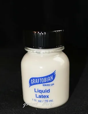 Graftobian Makeup _Liquid Latex _1 Oz Costume - Clear  • $6.45