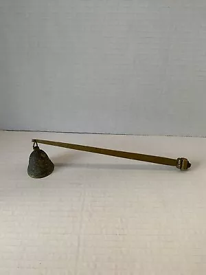 Vintage Brass Candle Extinguisher / Snuffer - 8” Long • $15