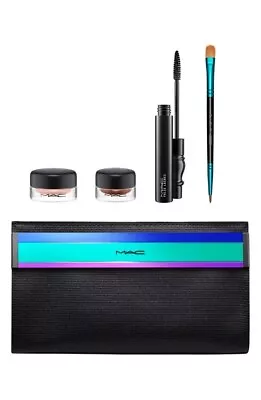 5-Pc MAC Enchanted Eve Eye Neutral-Fluidline Dipdown False Lashes Mascara Black • $89.95