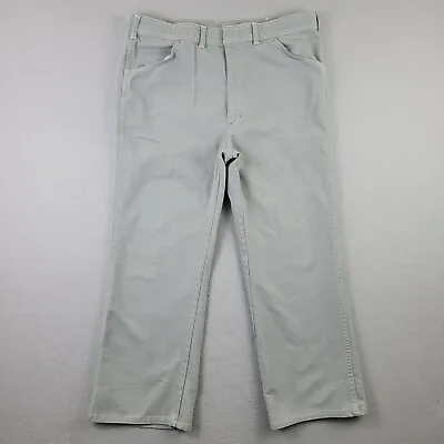VINTAGE Sportabouts Pants Mens 38x30 Gray 4 Pockets Embroidered • $4