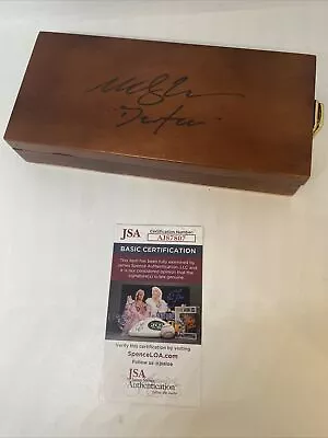 Michael C. Hall Signed Trophy Slide Box Prop Blood Slide Box Autograph JSA • $307.23