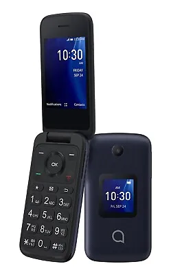 TCL GO FLIP 2.8” 4058W 8gb 4G LTE T-Mobile + GSM Unlocked Flip Phone Open Box • $54.99