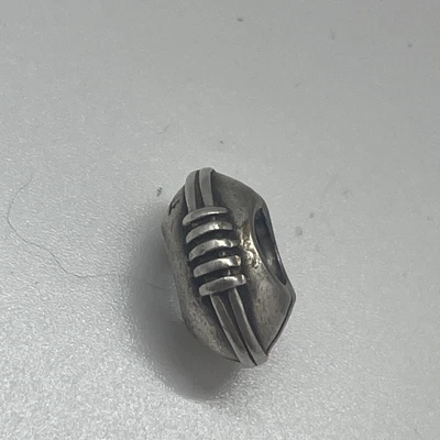£20 • Buy Genuine Pandora Silver Retired Rugby Ball/US Football Charm  S925 ALE 790384