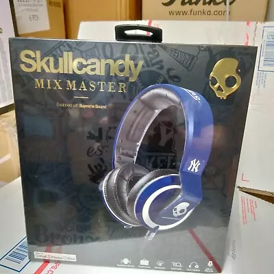 Skullcandy MLB Mix Master DJ Headphones New York Yankees Brand NEW SEALED • $275