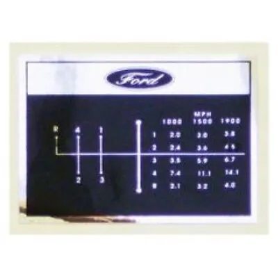 C5NN7B292C Shift Pattern Decal For Ford Tractor 2000 3000 W/ 4-Speed Trans • $15.57