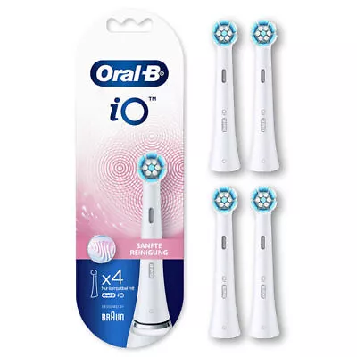 Electric Toothbrush Head Genuine Oral-B IO Sanfte Reinigung Replacement - 4PACK • $21.99