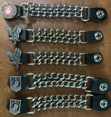Lot Of Five Military POW Marine Corps Chain Vest Extenders • $29.99