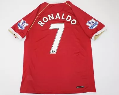 Manchester United Jersey 2006 2007 Shirt Short Sleeve Cristiano Ronaldo Epl Styl • $85