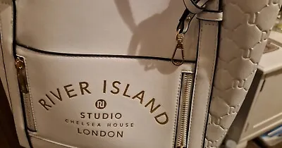 £25 • Buy River Island Girls White Monogrammed Tote Bag And Matching Purse BNWOT