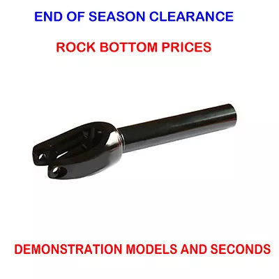 £19.99 • Buy Black Stunt Scooter Threadless Fork Scs Ics Hic Wheel Clamp Deck Grip Griptape 