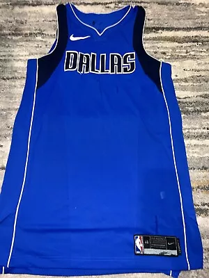 Nike Dallas Mavericks Jersey Sz 46 Large TORN Promo Prototype Aeroswift READ • $9.95