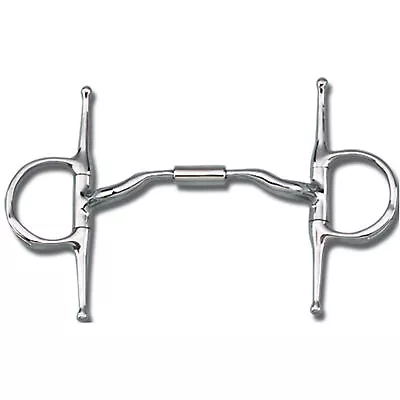 Myler Full Cheek With Hooks Low Port Comfort Snaffle MB 04 (Stainless Steel 5 ) • $165.95