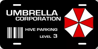 Umbrella Corporation Zombie License Plate New Car Tag Metal Aluminum USA • $12.94