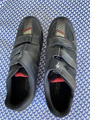 SPECIALIZED Mens Black Road Cycling Bike Shoes - Size 43.   Used. • $45