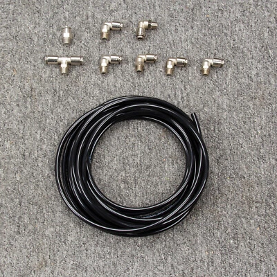 $29.82 • Buy Nickel Plated PUSH LOCK Vacuum Line Fitting Kit For Turbo Wastegate & Solenoid