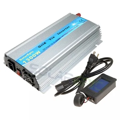 MPPT Grid Tie Inverter With LCD Display Meter Pure Sine Wave Inverter US Plug CE • $105