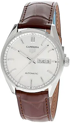 TAG HEUER Carrera AUTO 41MM Brown Leather Men's Watch WBN2011.FC6484 • $2998