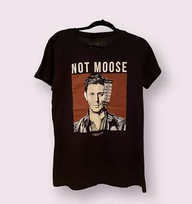 Supernatural Dean  Not Moose  Women's/Juniors Graphic T-Shirt XL Hot Topic B22 • $9.99