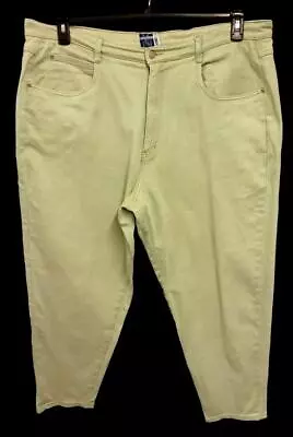*Venezia Green Denim Front/back Pockets Plus Tapered Leg Jeans 22 • $14.39