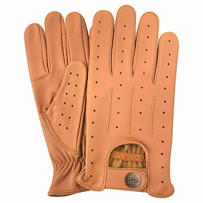 PSS Mens New Unlined Soft Real Leather Fashion Designer Driving Gloves 7012 • £15.99