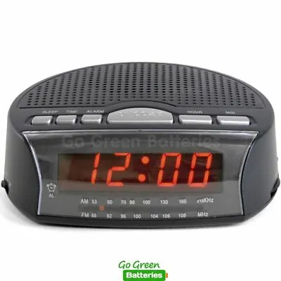 Lloytron AM/FM Radio Alarm Clock LED Display Bedside With Sleep Timer And Snooze • £17.49