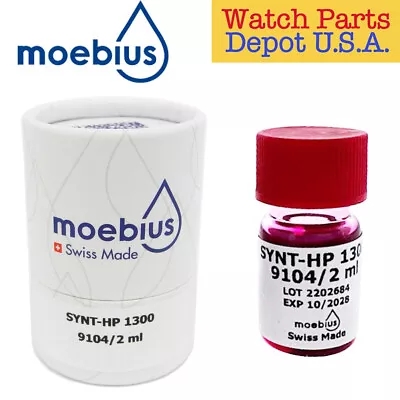 Moebius 9104 Synt-HP 1300 Synthetic High Pressure Watch Lubricant Oil 2mL Bottle • $39.95