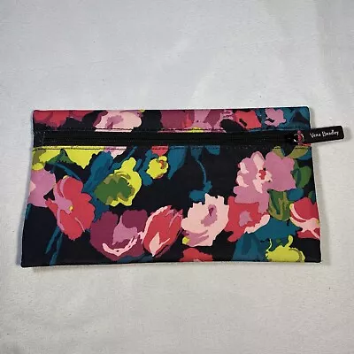 Vera Bradley Floral Double Sided Pencil Pouch • $5.95