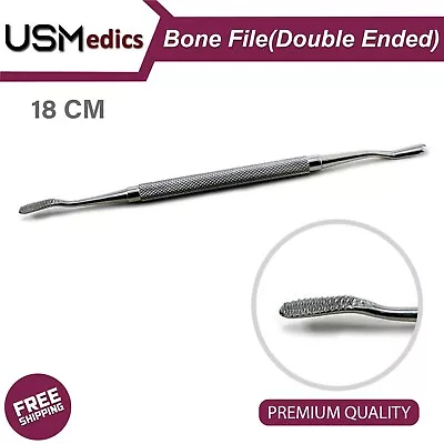 Surgical Bone File Filler Cross Cut Straight Shaping Dental Medical Instruments • $7.49