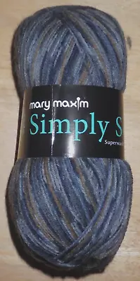 One Skein Mary Maxim Simply Sox Yarn 100g 459yd Superwash Wool/Nylon #014 • $13.99