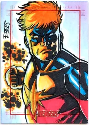 Marvel 2012 Greatest Heroes Sketch Card Rodrigo Martins • $55
