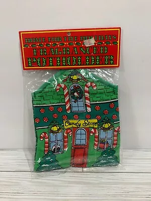 Vintage 1992 Christmas Holiday Quilted Potholder Candy Store NOS • $9.74