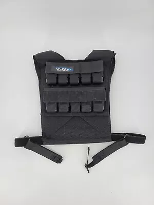 V-MAX Short Weight Vest Workout Training For 50 Lbs (Weights 45 Lbs) • $105