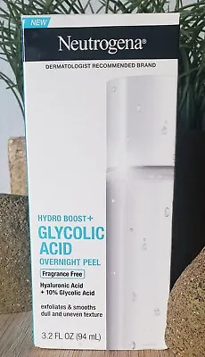 Neutrogena Hydro Boost+ Glycolic Acid Overnight Peel With Hyaluronic - EXFOLIATE • $16