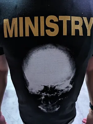 MINISTRY 89/90 Tour Shirt  A Mind Is A Terrible Thing To Taste T-Shirt Medium • $24.99