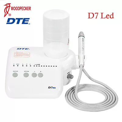 Woodpecker DTE D7 LED Dental Ultrasonic Piezo Scaler HD-7L Handpiece With 8 Tips • $295.99