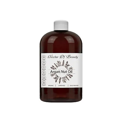 Argan Oil Of Morocco 8 Oz 100% Pure Unrefined Non Gmo Cold Press 8 Oz Hair Skin • $19.99