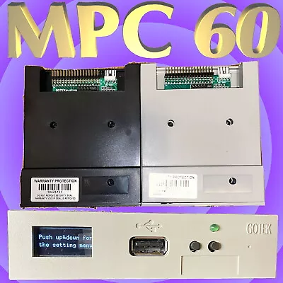 HxC Floppy Emulator With OLED Screen (Akai MPC60) + Pre-Loaded USB Drive • $92.06