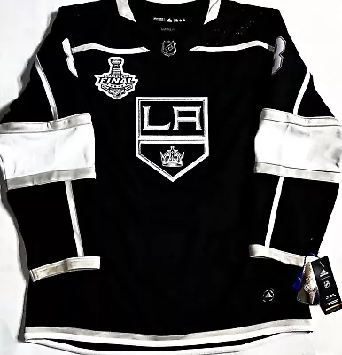 Pro-50 Drew Doughty La Kings 2014 Stanley Cup Authentic Nhl Adidas Hockey Jersey • $229.99