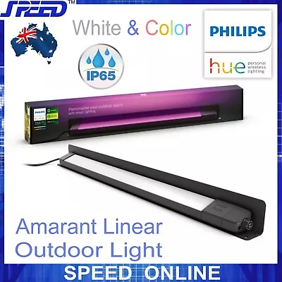 $319 • Buy PHILIPS Hue White And Colour Amarant Linear Outdoor Light