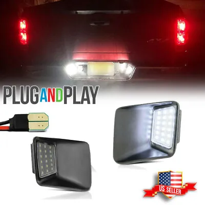 04-12 Chevy Colorado/GMC Canyon SMD LED Rear Bumper License Plate Light Lamp SET • $12.99