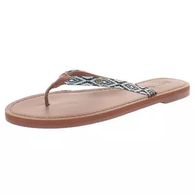 Roxy Womens Janel Multi Thong Flat Flip-Flops Sandals 11 Medium (BM)  6871 • $5.99