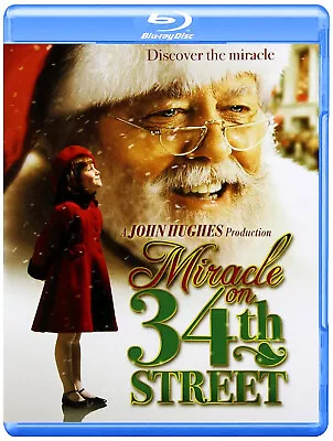 John Hughes Attenborough Miracle On 34th Street Christmas 1994 Movie On Blu-ray • $24.95