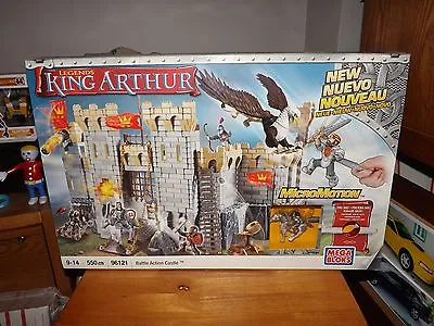 Mega Bloks King Arthur Battle Action Castle #96121 New In Box 2008 • $359.03