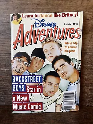 $15 • Buy VTG Disney Adventures Magazine OCT 1999 Backstreet Boys Comics Ads Uncirculated