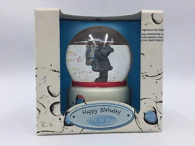 £1.99 • Buy Me To You Tatty Teddy Happy Birthday Glitter Snow Globe Carte Blanche Greetings