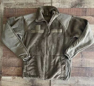 Polartec Cold Weather Gen III Sage Green Fleece Jacket Mens Small US Military • $25