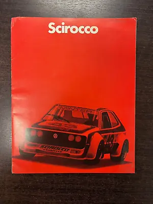 Vintage 1980 Volkswagen Scirocco Dealer Sales Brochure Promotional VW • $12.50