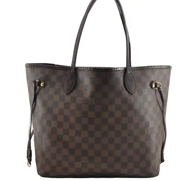 Authentic Louis Vuitton Damier Neverfull MM Shoulder Tote Bag N51105 LV 2117I • $87