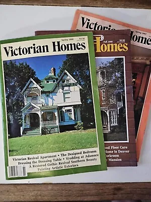 LOT Of 3 Vintage 80s Victorian Homes - Country Victorian Magazines Spring Fall • $17